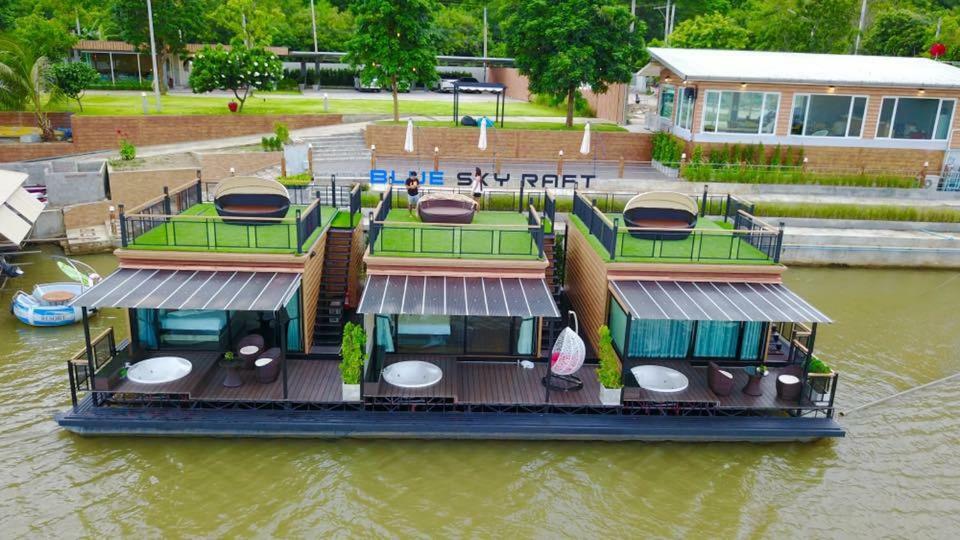 Blue Sky Raft At Kanchanaburi Exterior foto